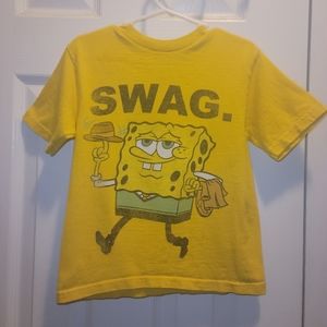 Boys/Girls sized 4 SpongeBob tee shirt